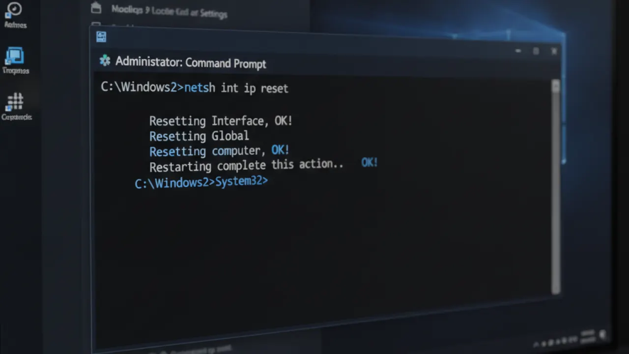 windows 11 tcp ip reset command wifi fix