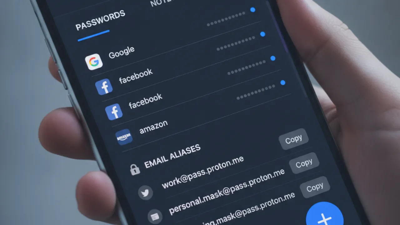 proton pass app interface 2026