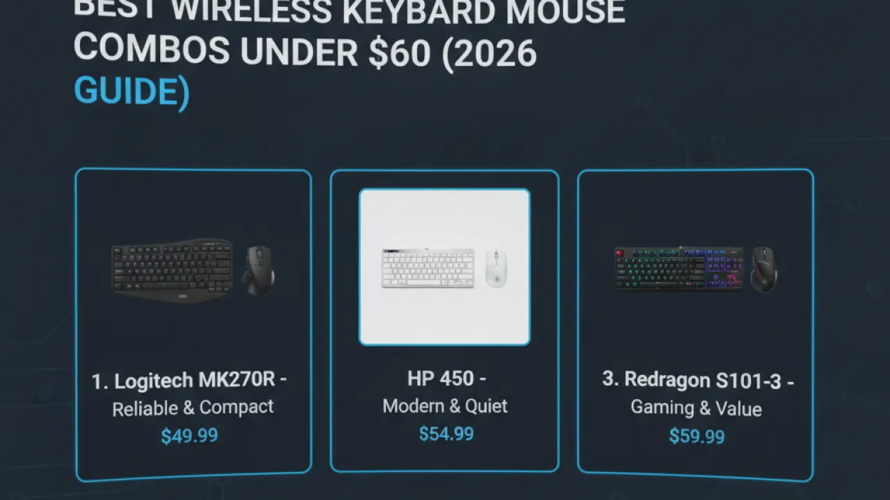 best wireless keyboard mouse combo under 60 2026 guide 3