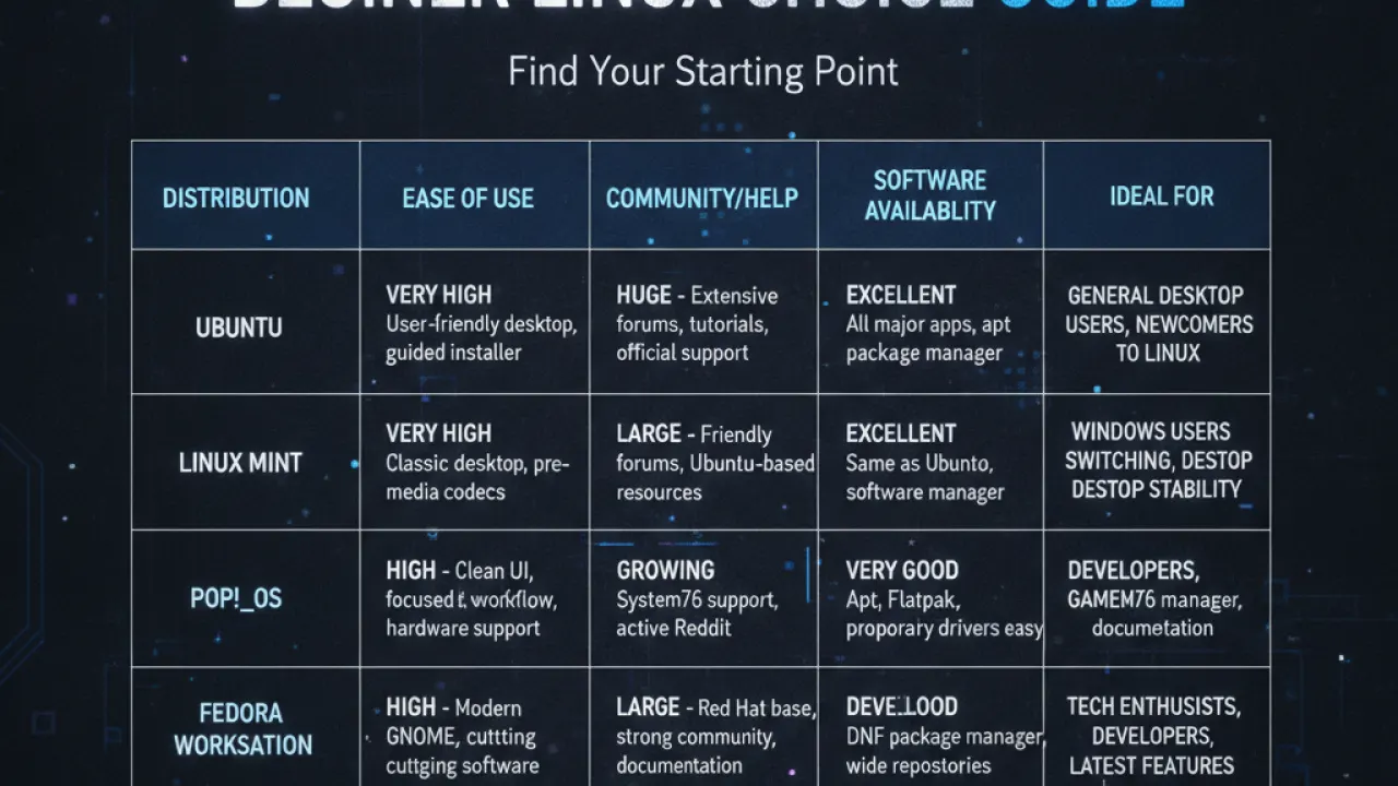 which linux distro beginners 2026