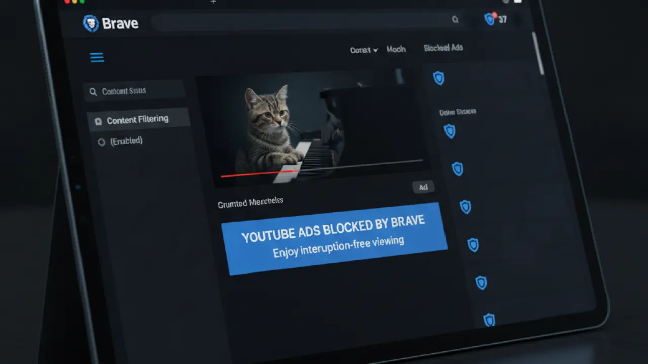 brave browser youtube ads blocked